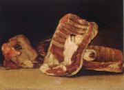 Francisco de Goya Style life with lamb head USA oil painting artist